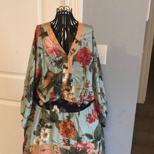 Farm multi colored floral dress.